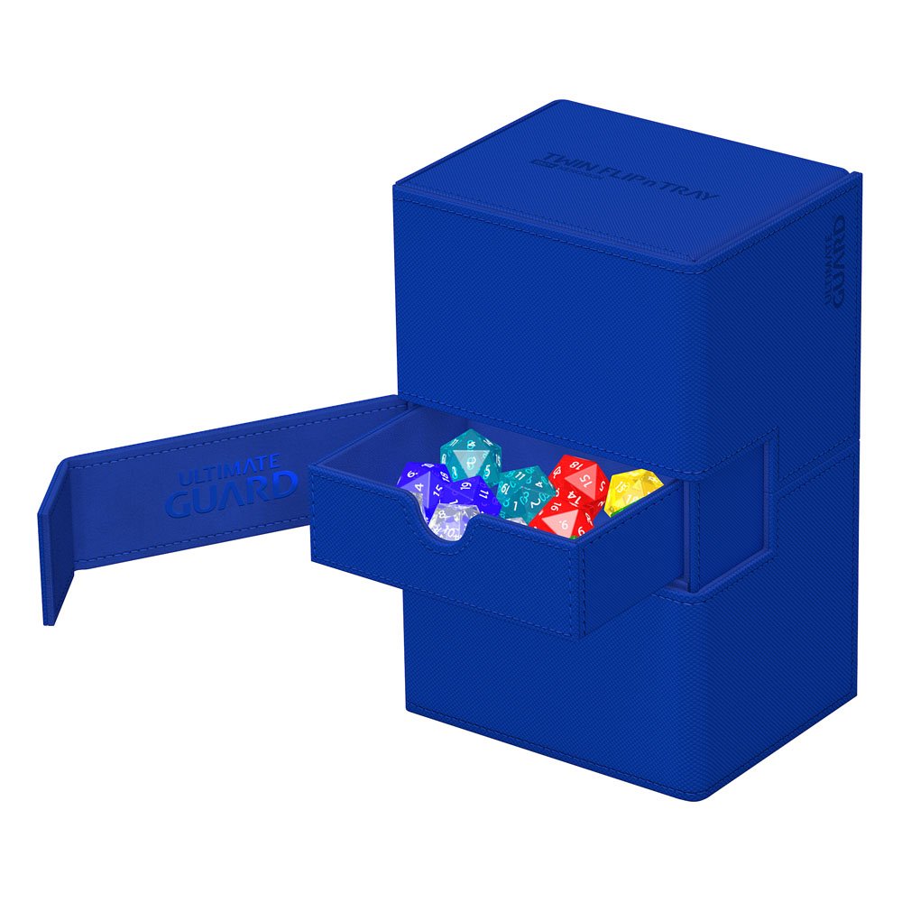Ultimate Guard Twin Flip`n`Tray 160+ XenoSkin Monocolor Blau