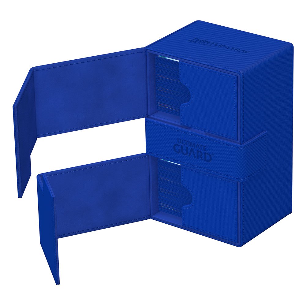 Ultimate Guard Twin Flip`n`Tray 160+ XenoSkin Monocolor Blau
