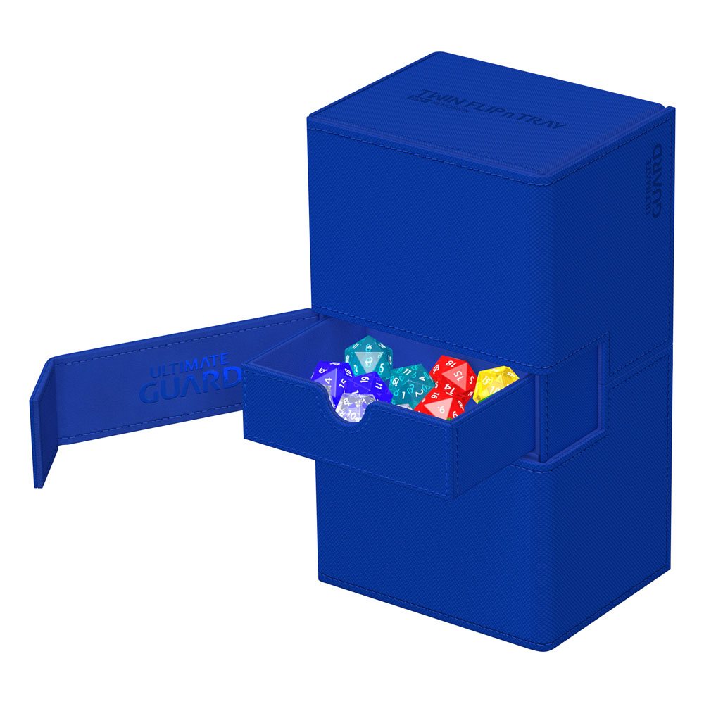 Ultimate Guard Twin Flip`n`Tray 200+ XenoSkin Monocolor Blau