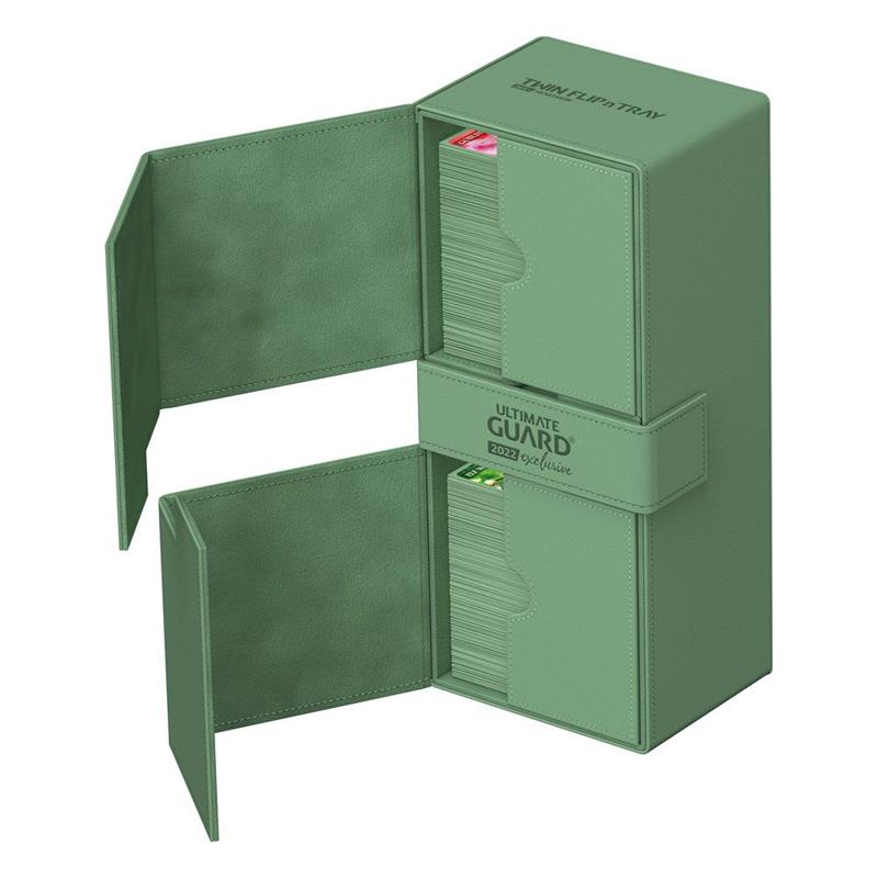 Ultimate Guard Twin Flip`n`Tray 266+ Xenoskin 2022 Exclusive Pastel Green