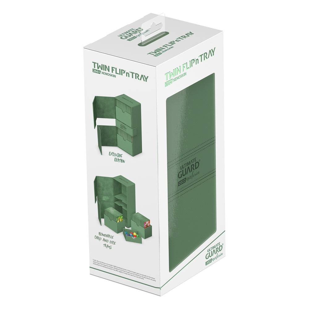 Ultimate Guard Twin Flip`n`Tray 266+ Xenoskin 2022 Exclusive Pastel Green