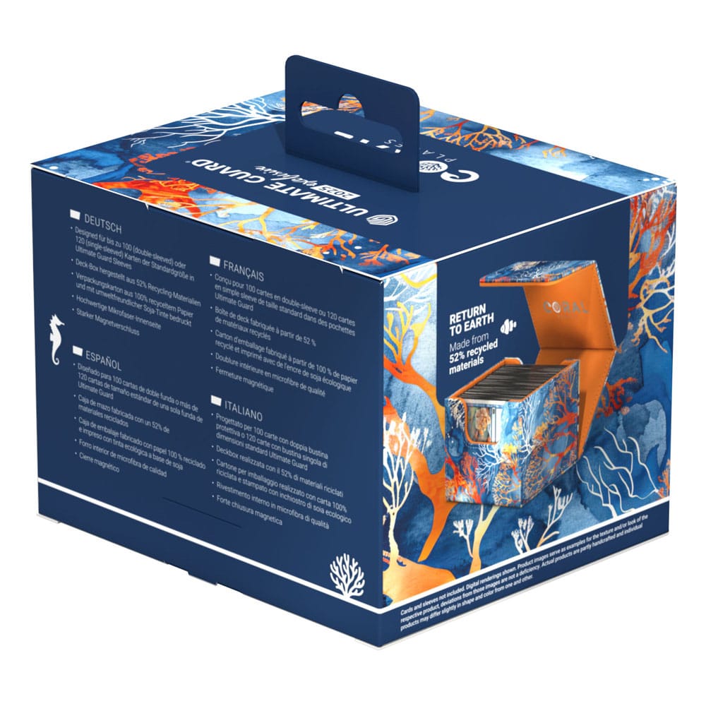 Ultimate Guard Sidewinder 100+ Xenoskin 2025 Exclusive &quote;Coral Places&quote; - Fiery Reef