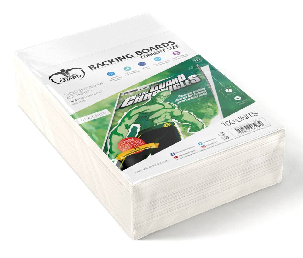 Ultimate Guard Comic Backing Boards Current Size (100)