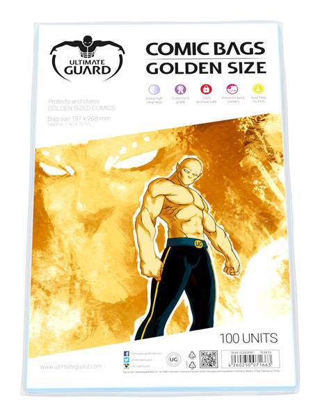 Ultimate Guard Comic Bags Golden Size (100)