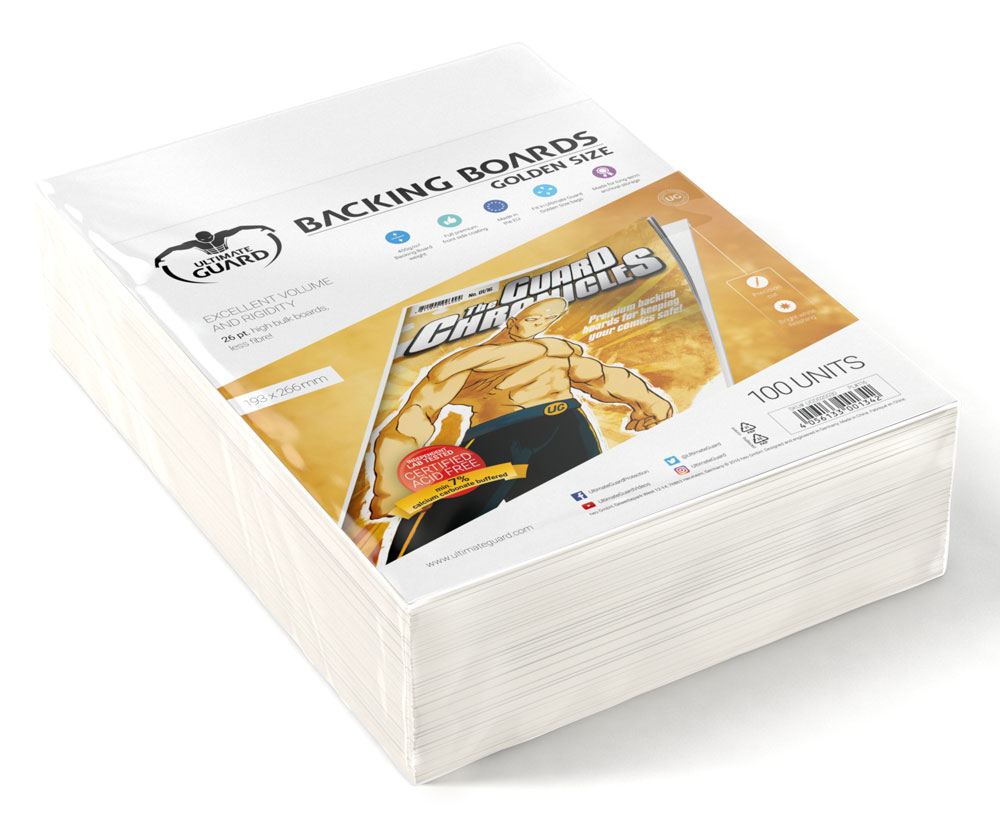 Ultimate Guard Comic Backing Boards Golden Size (100)