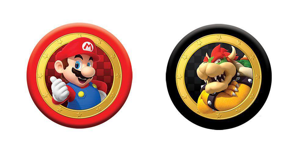 Super Mario Boardgame Checkers & Tic-Tac-Toe Mario vs. Bowser Collector's Game (EN)