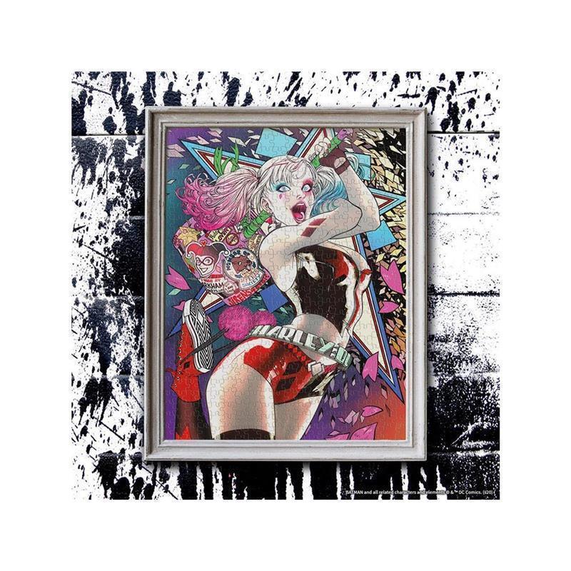 DC Comics Jigsaw Puzzle Harley Quinn Die Laughing (1.000 pieces)