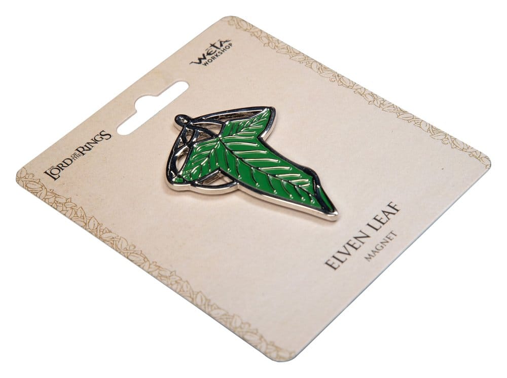 Lord of the Rings Magnet Elven Leaf (Enamel) 4 cm 