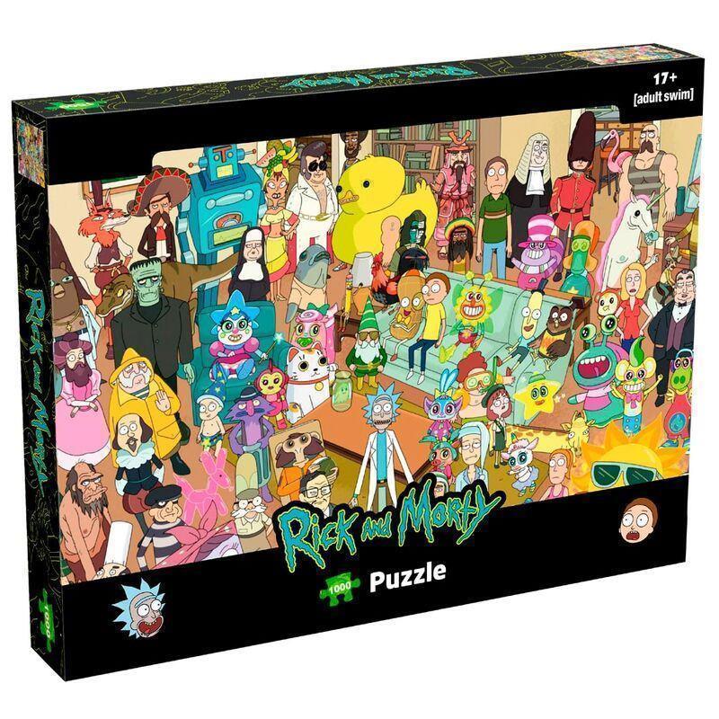 Rick and Morty Jigsaw Puzzle Characters (1.000 pieces)