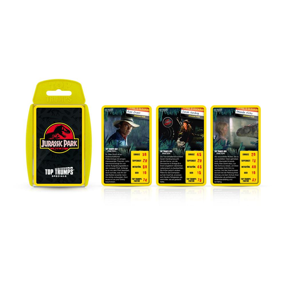 Jurassic Park Card Game Top Trumps Quiz (GER)