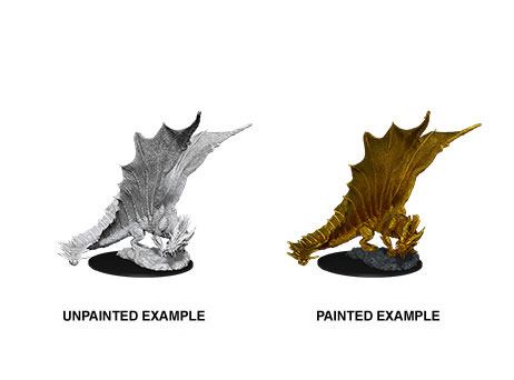 D&D Nolzur's Marvelous Miniatures Unpainted Miniatures Young Gold Dragon