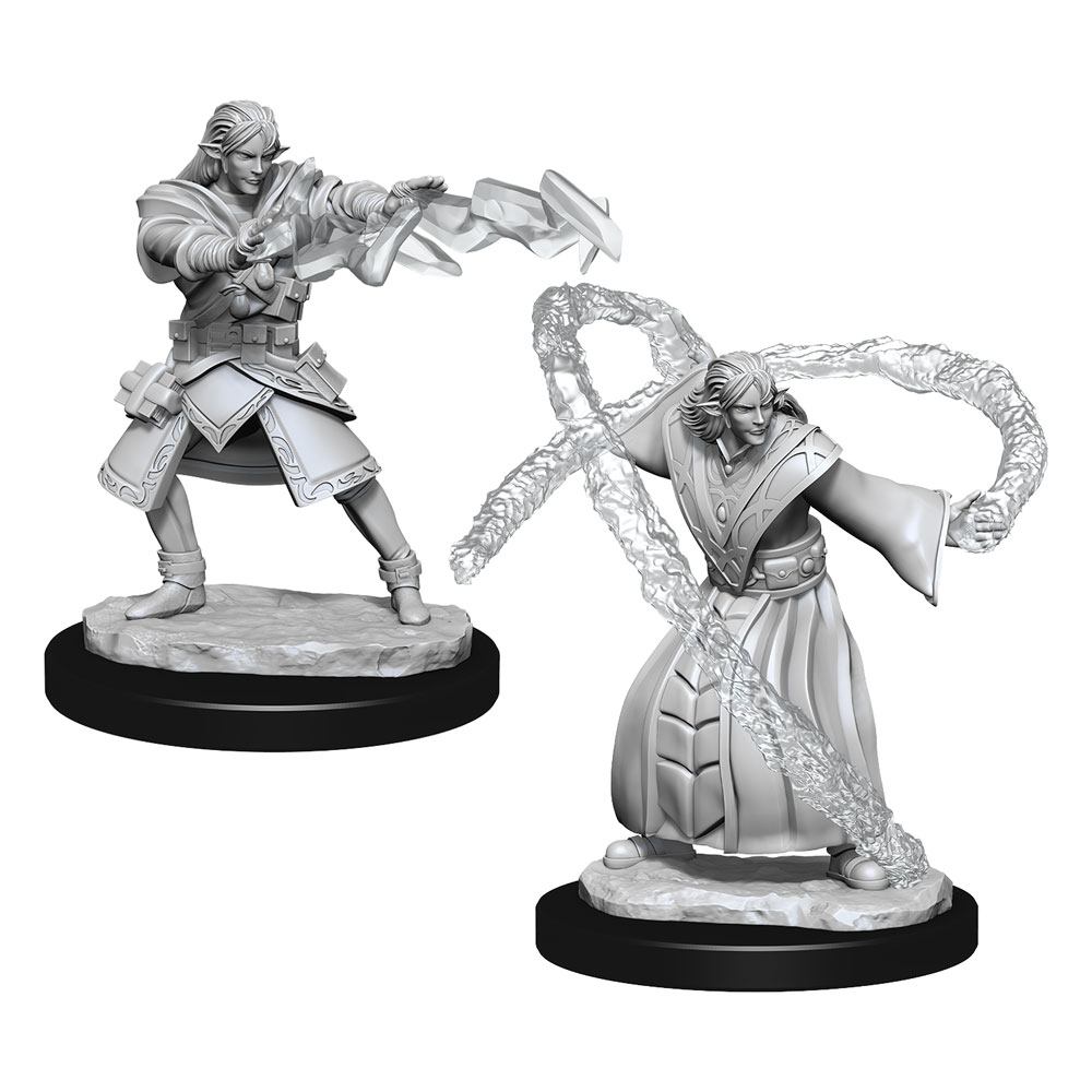 D&D Nolzur's Marvelous Miniatures Unpainted Miniatures Elf Wizard Male