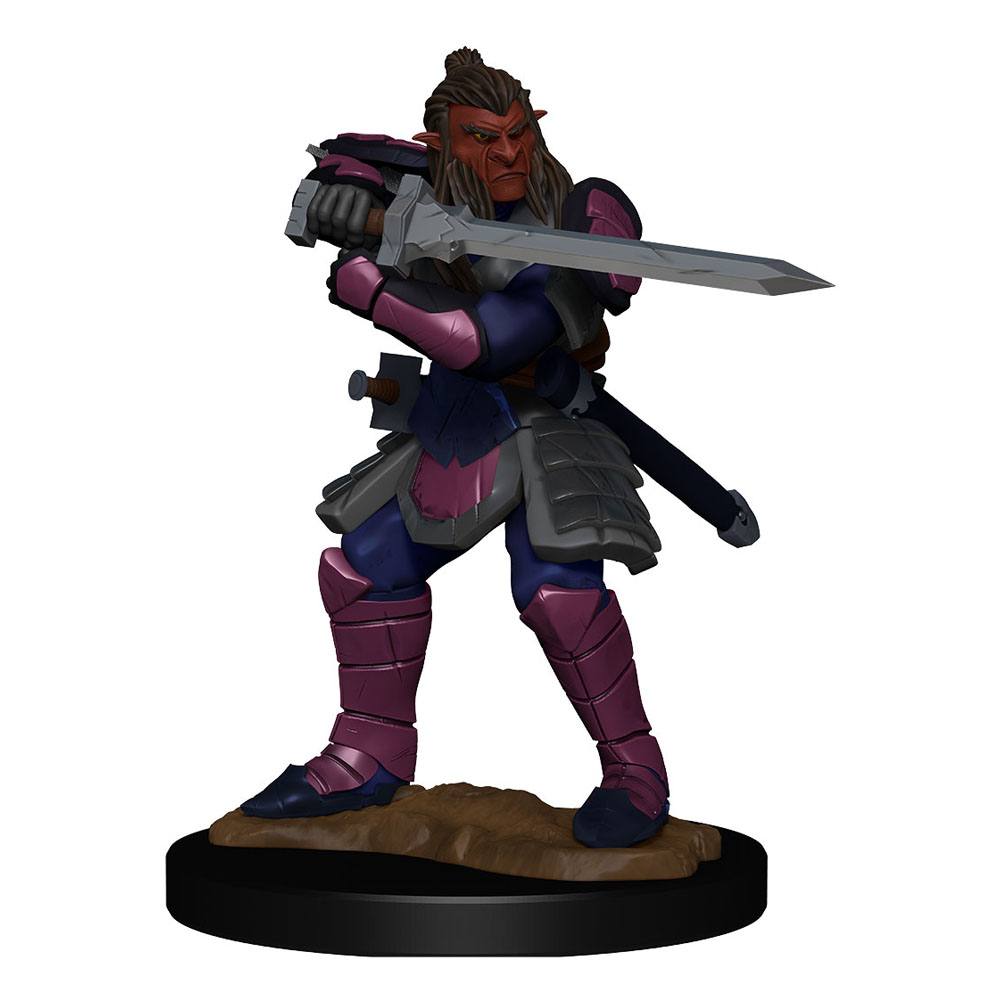 D&D Nolzur's Marvelous Miniatures Unpainted Miniatures Hobgoblin Fighter Male & Hobgoblin Wizard Female