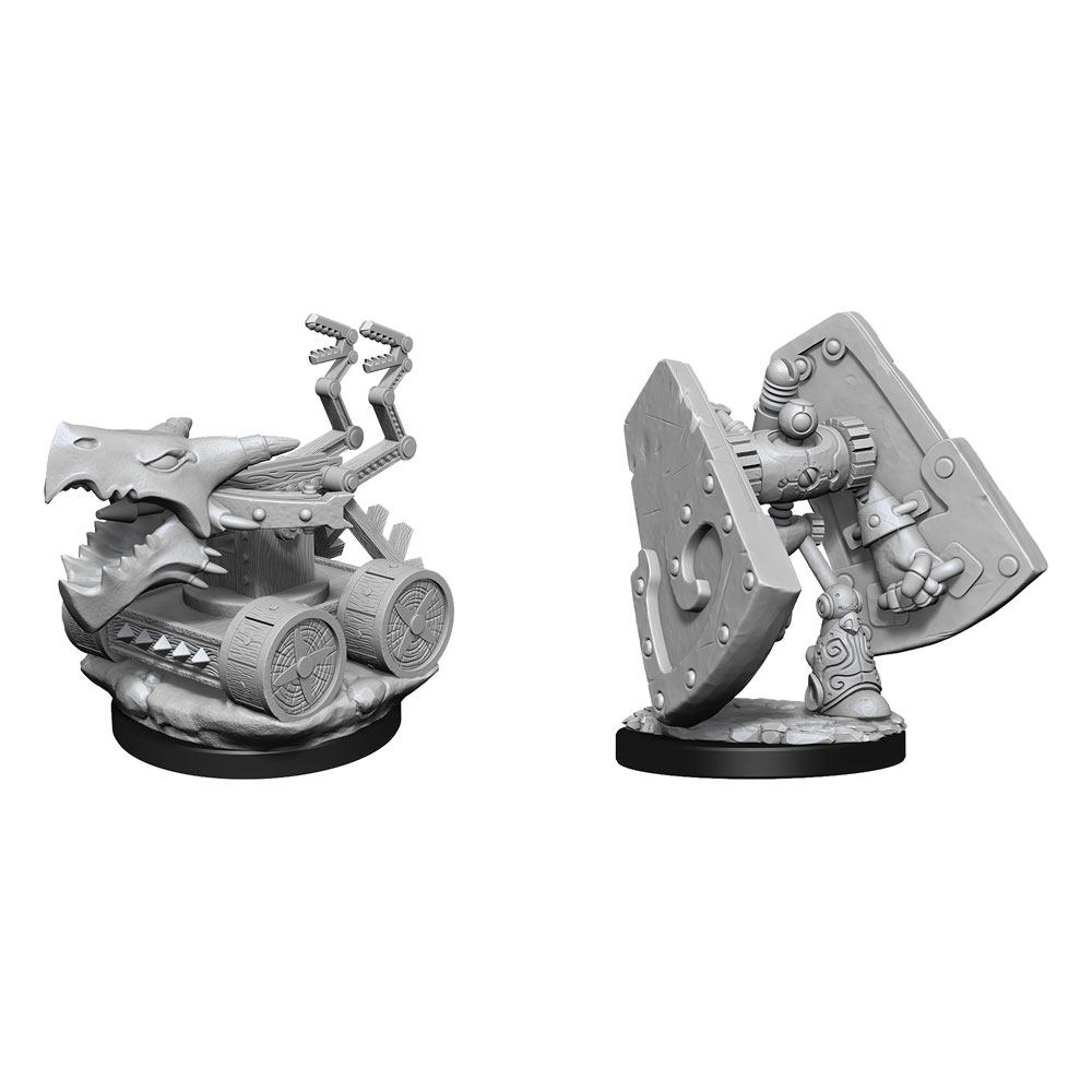 D&D Nolzur's Marvelous Miniatures Unpainted Miniatures Stone Defender & Oaken Bolter