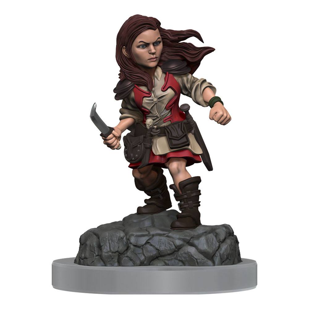 D&D Nolzur's Marvelous Miniatures Unpainted Miniatures 2-Pack Halfling Rogue Female
