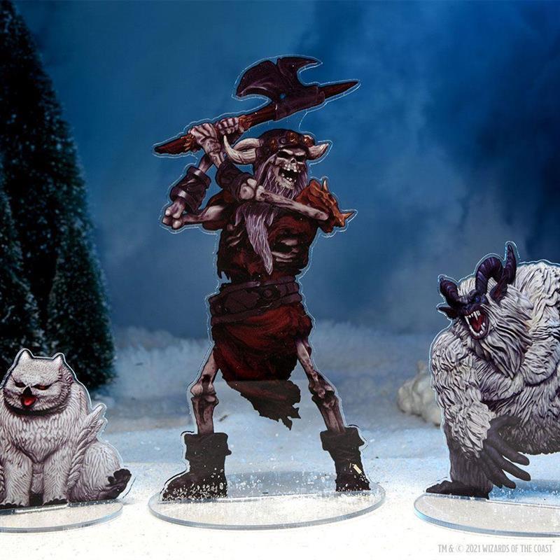 D&D Icons of the Realms Miniature Icewind Dale: Rime of the Frostmaiden 2D Frost Giant Skeleton