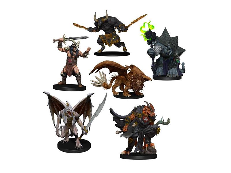 D&D Icons of the Realms Miniatures Descent into Avernus: Arkhan the Cruel and The Dark Order