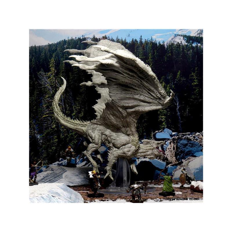 D&D Icons of the Realms Premium Miniature pre-painted Adult White Dragon