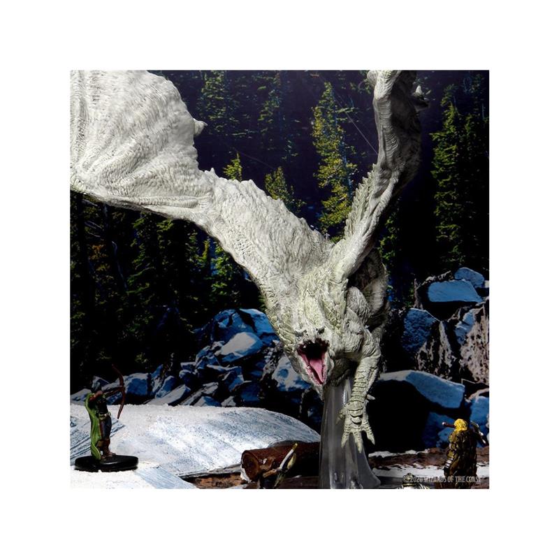 D&D Icons of the Realms Premium Miniature pre-painted Adult White Dragon