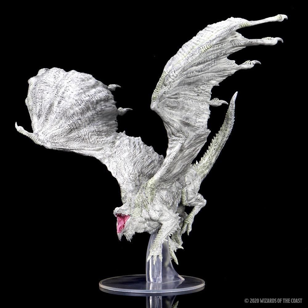 D&D Icons of the Realms Premium Miniature pre-painted Adult White Dragon