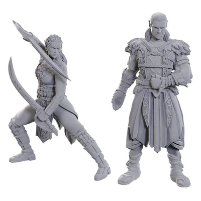 D&D Nolzur's Marvelous Miniatures Miniatur unbemalt Jaheira & Halsin