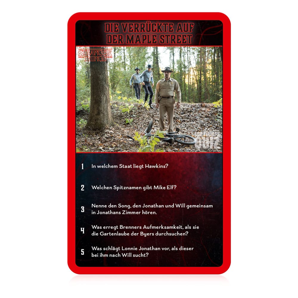 Stranger Things Card Game Top Trumps Quiz (GER)