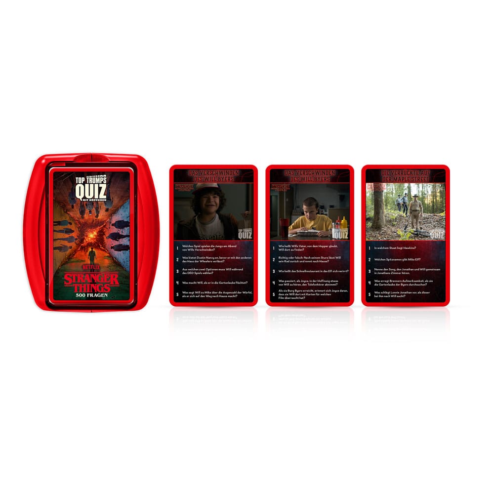 Stranger Things Card Game Top Trumps Quiz (GER)
