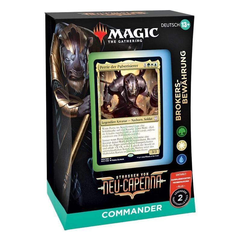 MTG - Straßen von Neu-Capenna Commander Deck (DE) Bedecked Brokers (White/Blue/Green)