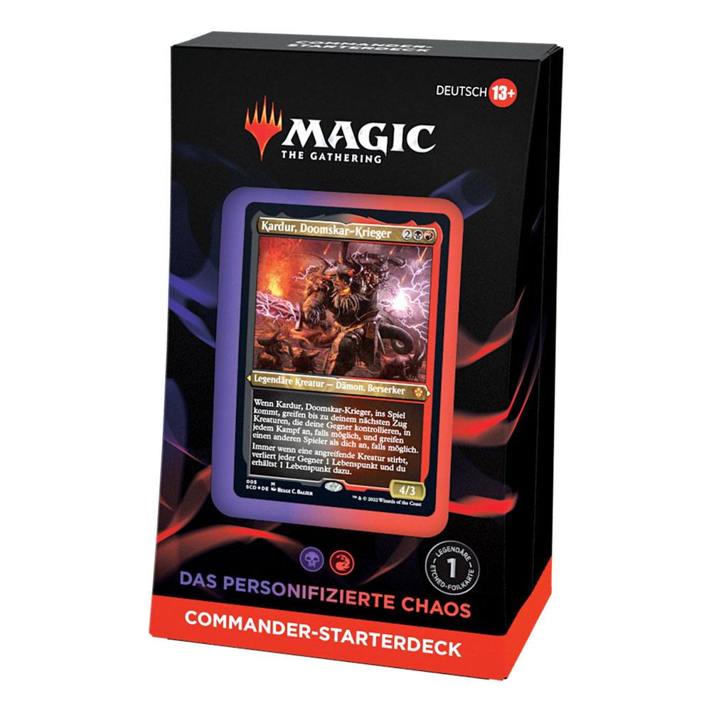 MTG - Commander-Starterdeck 2022 (DE) Das personifizierte Chaos (Schwarz-Rot)