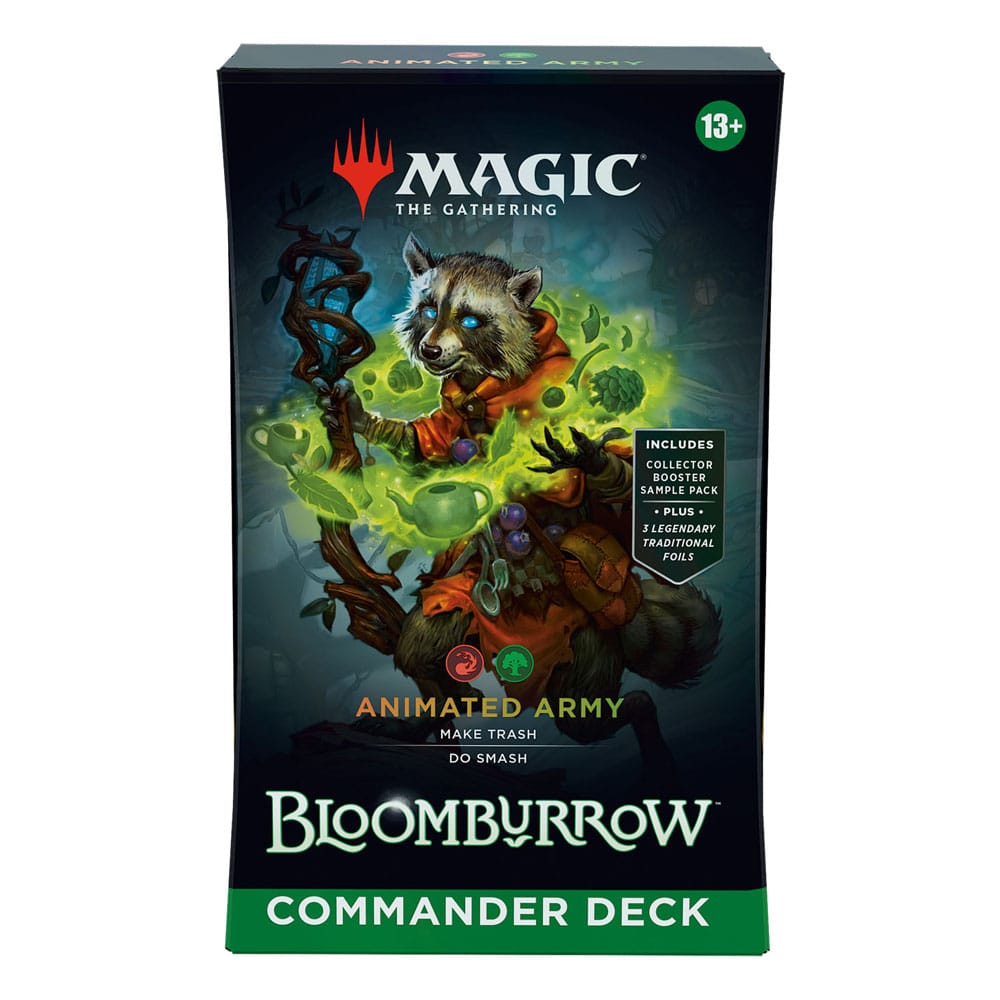 MTG - Bloomburrow Commander Deck (GER) Animated Army (Red/Green)