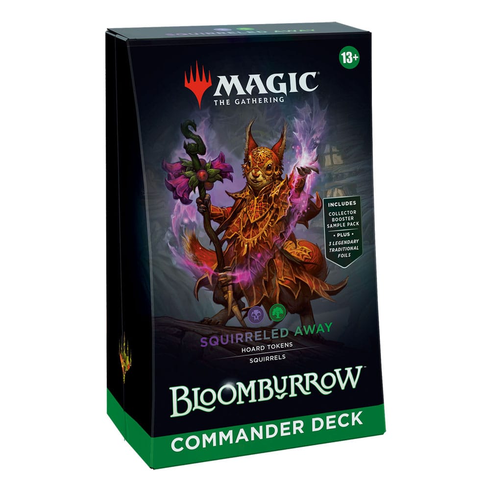 MTG - Bloomburrow Commander Deck (GER) Squirreled Away (Black/Green)