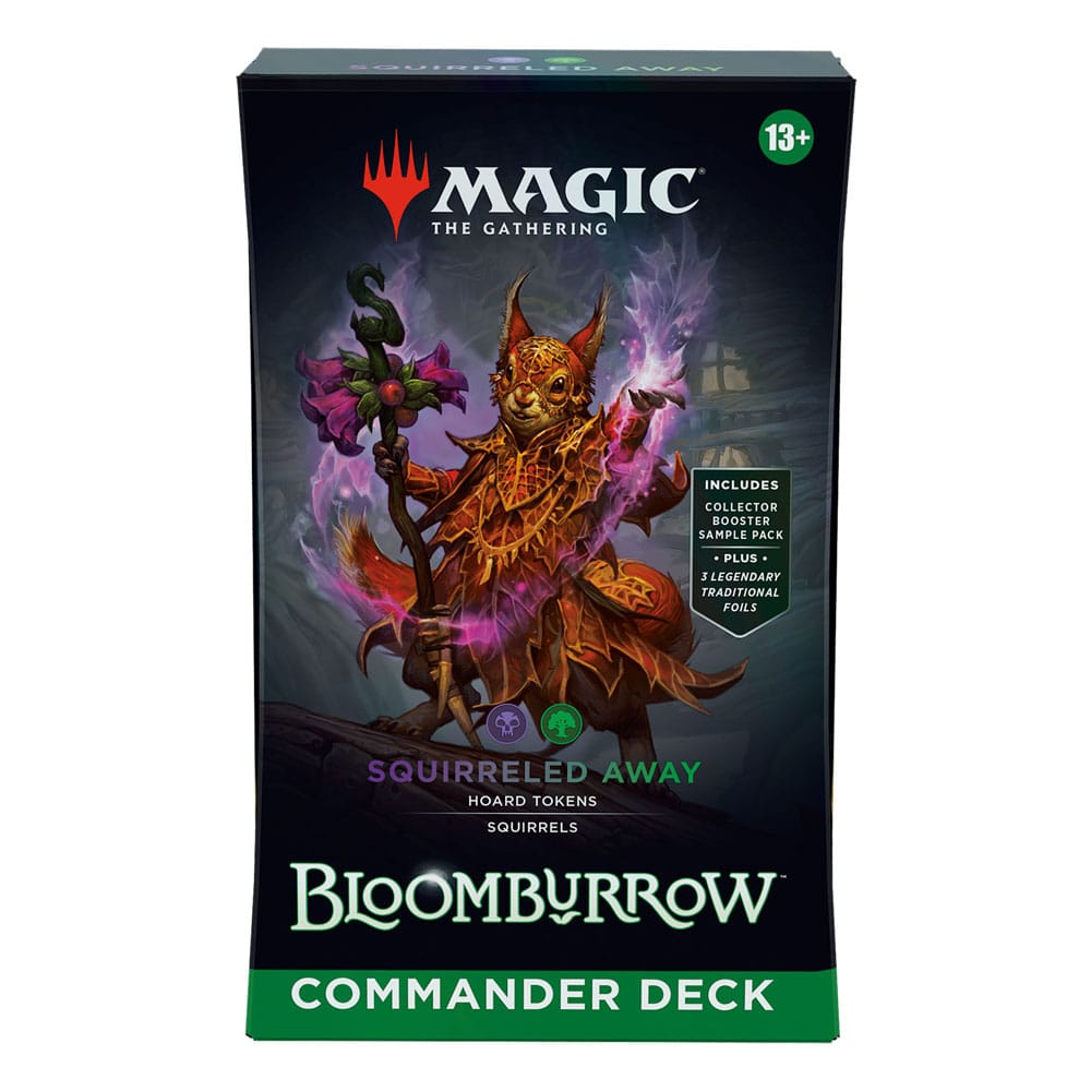 MTG - Bloomburrow Commander Deck (GER) Squirreled Away (Black/Green)
