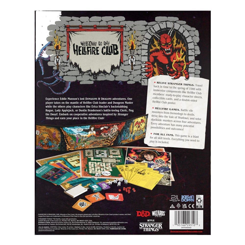 Dungeons & Dragons Board Game Stranger Things: Welcome to the Hellfire Club (EN)