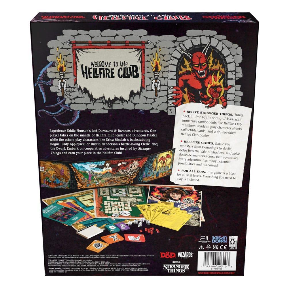 Dungeons & Dragons Board Game Stranger Things: Welcome to the Hellfire Club (EN)