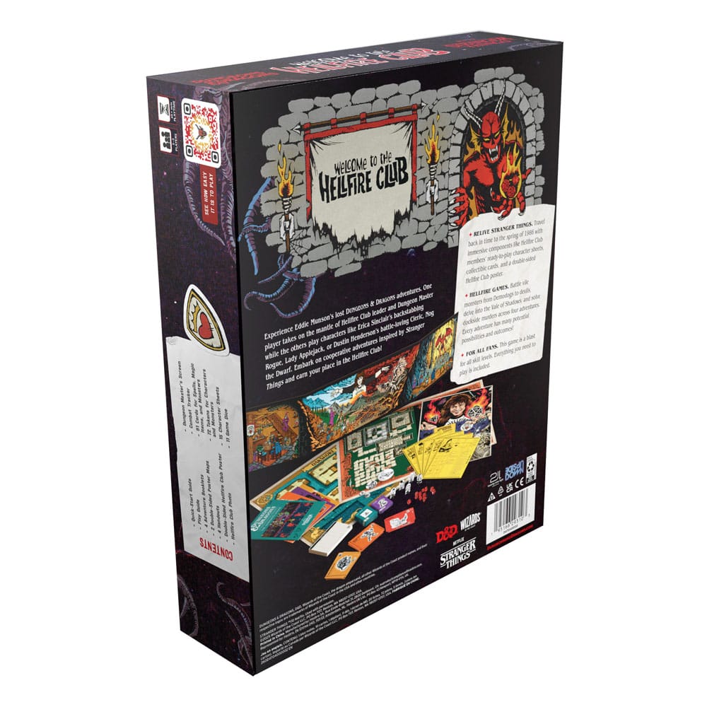 Dungeons & Dragons Board Game Stranger Things: Welcome to the Hellfire Club (EN)