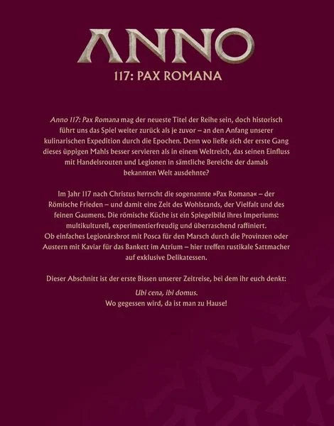 Anno: Das offizielle Kochbuch