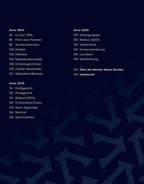Anno: Das offizielle Kochbuch
