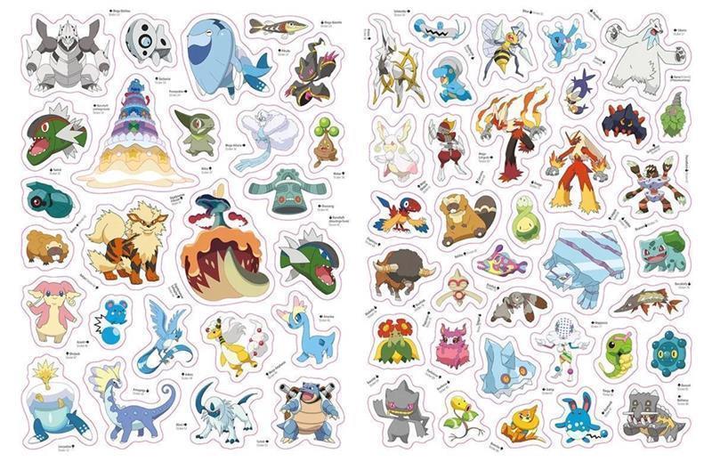Pokémon - Das große Stickerbuch mit allen Regionen von Kanto bis Galar