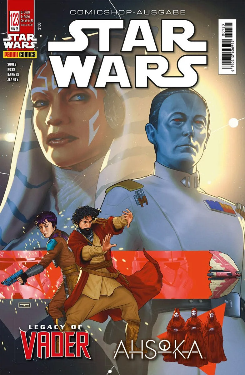 Star Wars Comics 123: Ahsoka 6 & Legacy of Vader 3 (Comic Shop Ausgabe)
