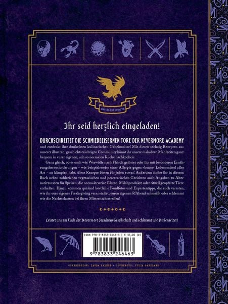 Das offizielle Wednesday Kochbuch - Überaus seltsame Rezepte der Nevermore Academy