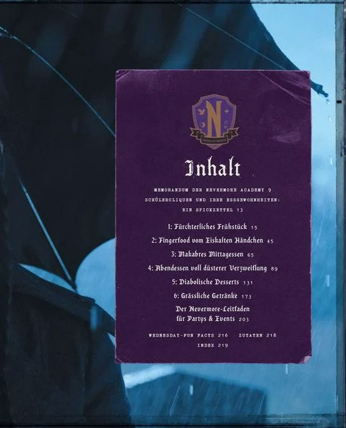 Das offizielle Wednesday Kochbuch - Überaus seltsame Rezepte der Nevermore Academy