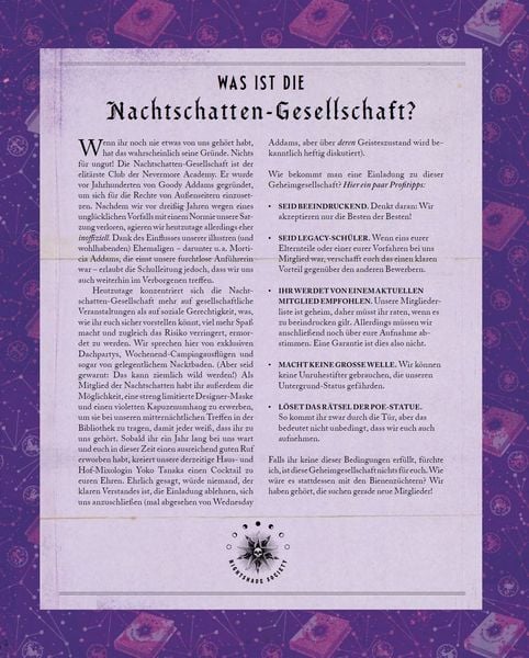 Das offizielle Wednesday Kochbuch - Überaus seltsame Rezepte der Nevermore Academy