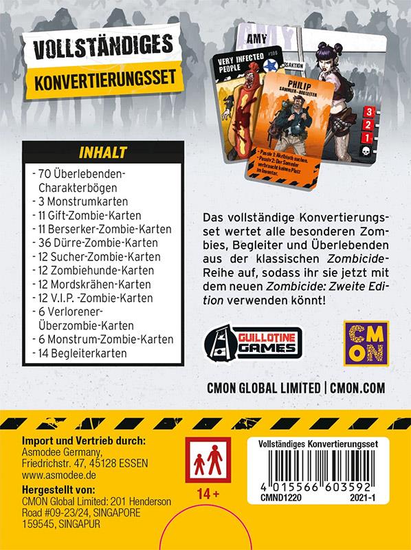 Zombicide 2. Edition – Vollständiges Konvertierungsset