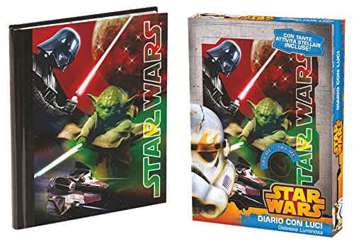Star Wars Notizbuch Darth Vader/Yoda mit Leuchteffekt