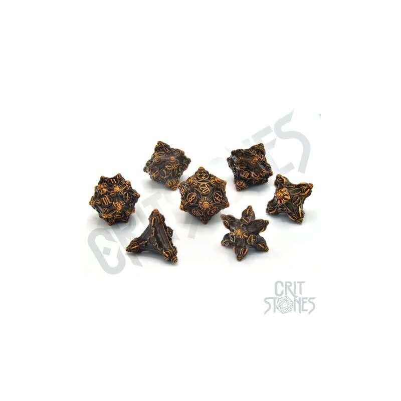 Tinkers Trove Metal RPG Dice Set