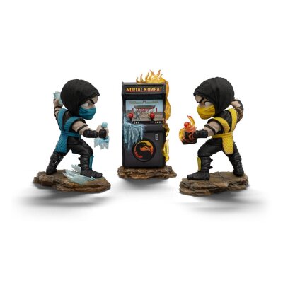 Mortal Kombat Mini Co. PVC Figures Scorpion vs. Subzero...