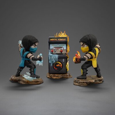 Mortal Kombat Mini Co. PVC Figures Scorpion vs. Subzero...