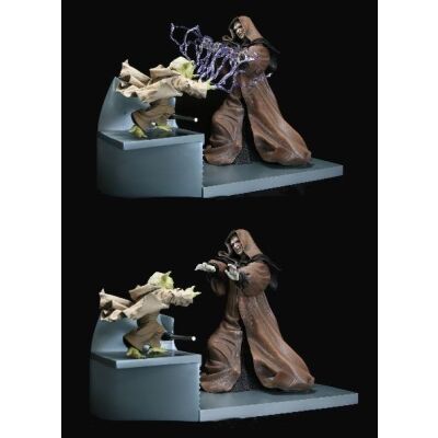 Statue - Yoda vs. Emperor Palpatine ARTFX 1/7 28 cm