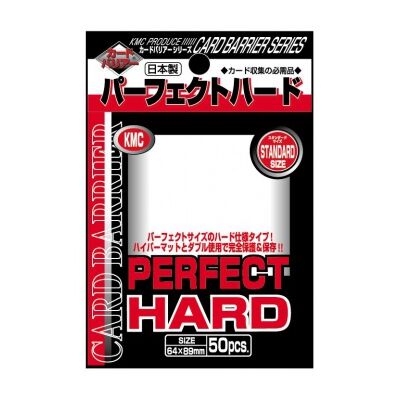 KMC Standard Sleeves - Perfect Hard (50 Sleeves)