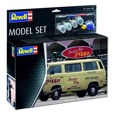 Stranger Things Modellbausatz-Set 1/25 VW T3 Bus Surfer...